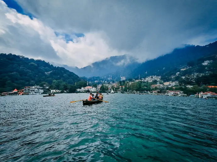 Misty hill valley in Nainital captured by Mountain Junkey